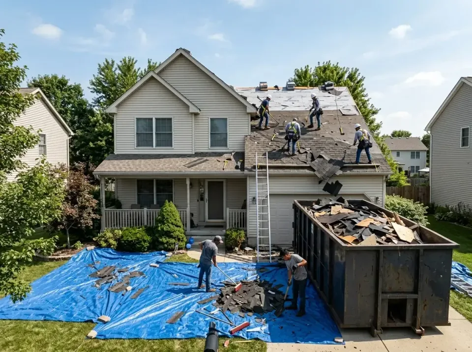 roof-replacement-debris-remova-004 — frequently asked questions, Cheapest Dumpster Rentals in Melody Hill, IN